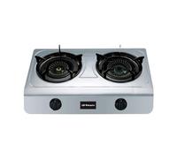 Orbegozo FO 2700 Hornillo a Gas 2 Quemadores 7.7kW - Para Gas Butano o Propano, Uso Exterior, Dimensiones 600x380x100 mm