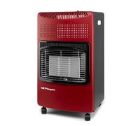 Orbegozo HCE 74 Estufa de Gas Butano, Cerámica Plegable, Rojo, 4200 W, 3 Niveles de Potencia, 42x74x35 cm, 7.24 kg, Asas para transporte, Triple sistema de seguridad, Clase Energética A