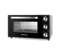 Orbegozo HO 385 - Horno eléctrico de sobremesa, 38 L, temporizador, termostato regulable, calor superior/inferior, bandeja recogemigas, 2000 W