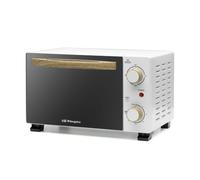 Orbegozo HO 990 Horno Eléctrico 10L 800W | Doble Cristal Efecto Espejo, Temporizador 30 min, Selector Calor Superior e Inferior, 2 Barras Calefactoras Curvas