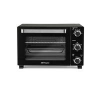 Orbegozo HOT 220 Horno Eléctrico de Convección 1300W Capacidad 22L Temperatura Regulable Luz Interior Temporizador 60 min Doble Cristal Resistencias Acero Inoxidable Bandeja y Parrilla
