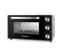 Orbegozo HOT 386 - Horno eléctrico de sobremesa con convección, 38 L, temporizador, termostato regulable, calor superior/inferior, bandeja recogemigas, 2000 W
