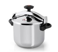 Orbegozo HPL 4070 Olla a Presión Clásica de Acero Inoxidable 18/10 4 Litros - Olla Rápida Ø20 cm para Todo Tipo de Fuegos (Inducción, Gas, Vitro), Cierre Progresivo con Pomo Giratorio y Triple Sistema