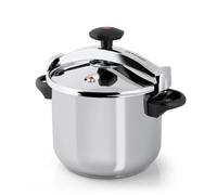 Orbegozo HPL 6070 Olla a Presión Clásica de Acero Inoxidable 18/10 6 Litros - Olla Rápida Ø22 cm para Todo Tipo de Fuegos (Inducción, Gas, Vitro), Cierre Progresivo con Pomo Giratorio y Triple Sistema