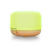 Orbegozo HUA 4000 - Humidificador ultrasónico difusor de aceites esenciales, 400 ml de capacidad, silencioso, iluminación en 7 colores intercambiables y temporizador.