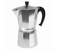 Cafetera italiana de aluminio Orbegozo KF 900, 9 tazas