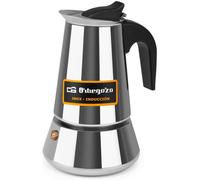Cafetera de Acero Inoxidable (4 Tazas) - ORBEGOZO