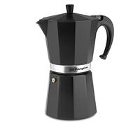 Cafetera Aluminio (12 Tazas) Negra - ORBEGOZO