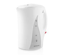 Orbegozo KT 4100 - Hervidor de agua eléctrico, 1 litro de capacidad, libre de BPA, apagado automático o manual, 1000 W de potencia, rápida ebullición, Color blanco