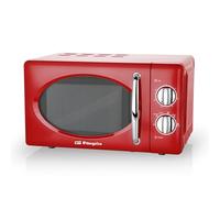 Orbegozo Microondas de encimera MI-2020 20 L 700 W, 6 niveles, temporizador 30 min - Rojo