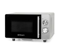 Microondas Orbegozo MI 2030 CE 20 Litros 700W Acero Inoxidable Sin Plato Programa Descongelación