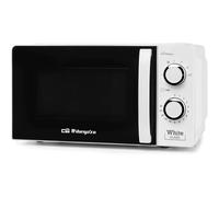 Orbegozo MI 2115, Microondas, 700 W, 6 niveles de funcionamiento, 20 litros de capacidad, temporizador hasta 30 minutos, programa descongelación, señal fin cocción, color blanco Visita la tienda de
