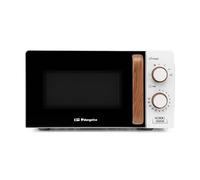 Orbegozo MI 2122 - Microondas blanco 20 L 700 W detalles en madera