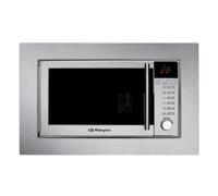 ORBEGOZO MIG 2025 Microondas 20L 800W con Grill 1000W, 6 niveles potencia, 9 programas automáticos, temporizador 95 min, descongelación, señal fin, full inox, 230V