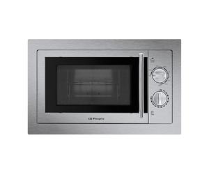Orbegozo MIG 2033, Microondas, 800 W, grill 1000 W, 9 niveles de funcionamiento, 20 litros de capacidad, programa descongelación, 30 minutos temporizador manual, encastrable, acero inoxidable