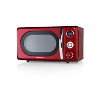 Orbegozo MIG 2042 - Microondas con grill, 20 litros de capacidad, 10 niveles de potencia, 8 menús automáticos preconfigurados, sistema de cocción multifunción, display digital LED, Rojo