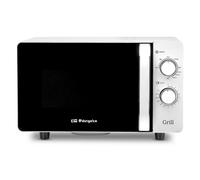 Microondas Orbegozo MIG 2070 CE/ 700W/ Capacidad 20L/ Función Grill/ Blanco
