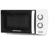 Microondas Orbegozo MIG 2130, 20 Litros, 900 W, con grill, 5 niveles de potencia