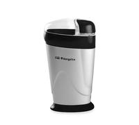 Orbegozo MO 3250, molinillo café eléctrico, 150 W, cuchilla acero inoxidable, tapadera transparente, interruptor de seguridad, color plata