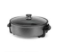 Orbegozo Olla eléctrica PZ 3670, 36 cm, 1500W, Capacidad 5 litros, Tapa de Cristal con asa y válvula de Seguridad