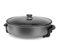 Orbegozo Olla eléctrica PZ 4270, 42 cm, 1500W, Capacidad 10 litros, Tapa de Cristal con asa y válvula de Seguridad