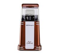 Orbegozo PA 4350 - Palomitero vintage, cocina sana sin aceite, tapa transparente desmontable, funcionamiento rapido en 3 minutos, fácil de usar, 1200 W