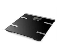 Orbegozo PB 2232 - Báscula de baño electrónica, activación táctil, apagado automático, función Body Fat, capacidad máx. 180kg, funciona a pilas