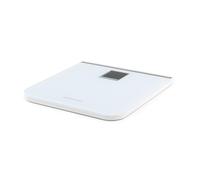 Orbegozo PB 2236 Báscula de baño electrónica con gran pantalla de 5 cm, tecnología Step-On, capacidad 150 kg, vidrio templado, display iluminado blanco y desconexión automática