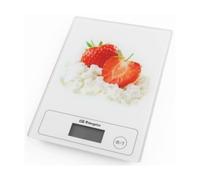 Orbegozo PC 1018 - Peso de cocina, base antideslizante, auto apagado, función tara, funciona a pilas, capacidad máx. 5 kg