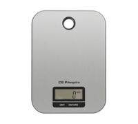 Orbegozo PC1019 - Báscula de Cocina Pantalla LCD Indicador de Bateria Acero Inoxidable