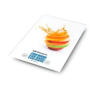 Orbegozo PC 2025 Báscula Cocina Digital Cristal Templado 20 Kg | Superficie de cristal templado (29,5X21 cm), capacidad máxima 20 Kg, escalado 1 g, función tara, control táctil