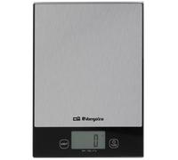 Orbegozo Pc 2026 Báscula Electrónica De Cocina Negro, Acero Inoxidable Encimera Rectángulo