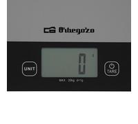 Orbegozo Pc 2026 Báscula Electrónica De Cocina Negro, Acero Inoxidable Encimera Rectángulo