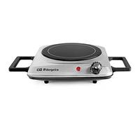 Placa vitrocerámica 177mm 1200W (Acero inoxidable) - ORBEGOZO