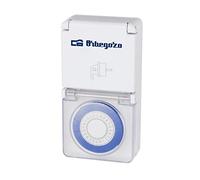 Orbegozo PG 10, Temporizador Enchufe, Programador 24 Horas, Reduce el Consumo, intervalos de 15 Minutos, Uso fácil, Potencia máxima 3680 W