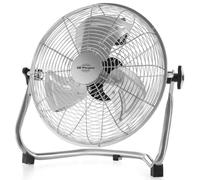 Orbegozo PW 1332, Ventilador industrial Power Fan, 3 velocidades, 45 W, 3 aspas metálicas de 30 cm, inclinación regulable, asa de transporte, rejilla de seguridad, color gris