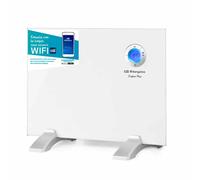 Orbegozo REW 500 - Panel radiante digital Wi-Fi, 500 W, pantalla digital LCD, programable, conexión inalámbrica mediante Orbegozo APP
