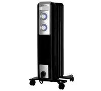 Orbegozo RN 1000 Radiador - Potencia Máxima 1000W, 5 Elementos Caloríficos, 2 Potencias de Calor (500W/1000W), Termostato Regulable, Ruedas Pivotantes y Recogecables