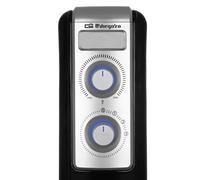 Orbegozo - RN 2500 calefactor eléctrico Interior Negro 2500 W Radiador de aceite eléctrico