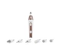 Orbegozo SET 5600 - Set de manicura y pedicura, 5 velocidades, 7 accesorios, adaptador de red, luz LED, diseño ergonómico