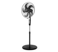 Orbegozo SF 0249 Ventilador de pie, mando a Distancia, temporizador de hasta 6 horas, función oscilante, cabezal inclinable, silencioso, 5 aspas, 60 W, 3 velocidades