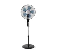 Orbegozo SF 0640, Ventilador Silencioso De Pie Con Mando A Distancia, Oscilante, Cabezal inclinable, Temporizador, 2 Velocidades + Turbo + Silent, 65 W Negro