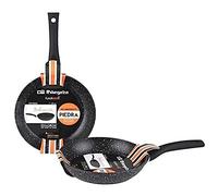 Orbegozo Sartén SFB 8022 - Aluminio forjado, 22 cm, Antiadherente Negro