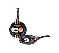 Orbegozo SFB 8024 Sartén de Aluminio Forjado, Superficie Antiadherente, Negro, 1 Liter, 24 CM