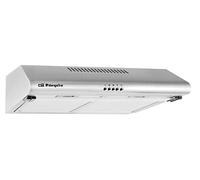 Orbegozo ST 07260 D IN - Campana extractora standard 60 cm, 2 motores de 60 W, 3 niveles de potencia, 2 filtros de aluminio desmontables, extracción 347,4 m3/h, iluminación LED