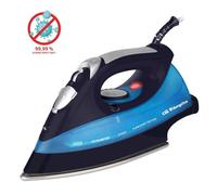 Orbegozo SV 2680 - Plancha Ropa Vapor, 2600 W de Potencia, Suela Inox, Función Autolimpieza, Sistema de Planchado en Seco y con Vapor, Regulador de Temperatura, Azul/ Negra