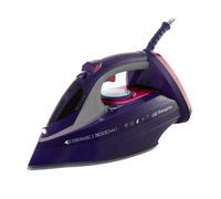 Orbegozo SV 3000 - Plancha de Vapor con Suela cerámica, 3 Modos de Planchado, Vapor Vertical, 450 ml de depósito, pulverizador de Agua, 3000 W de Potencia