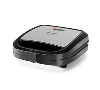 Orbegozo SW 6010 sandwichera 750W placas antiadherentes tostado rápido y uniforme, sellado perfecto, asa tacto frío, protección sobrecalentamiento, fácil limpieza y almacenamiento vertical