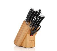 Orbegozo TC 2009 - Taco Madera, 7 Cuchillos, Tijeras, Afilador, Acero Templado, Alta Resistencia