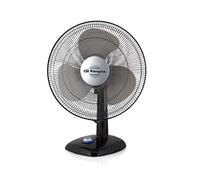 Ventilador de Sobremesa Orbegozo TF 0124, Negro, 25 W